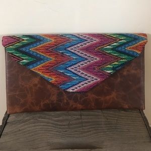 Arloom clutch. Authentic, real leather.